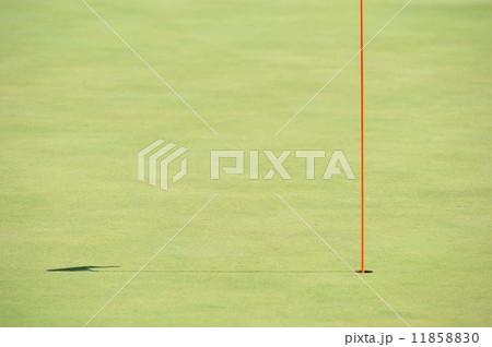 ゴルフのホールとピン ゴルフのホールとピン 11858830