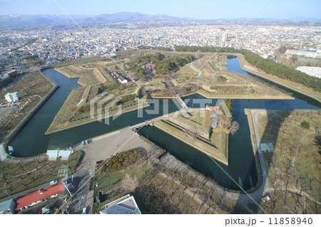 五稜郭の五芒星。 五稜郭の五芒星。 11858940