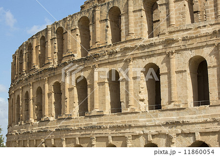 El Jem Coliseum ruins in Tunisia fighting gladiator 11860054