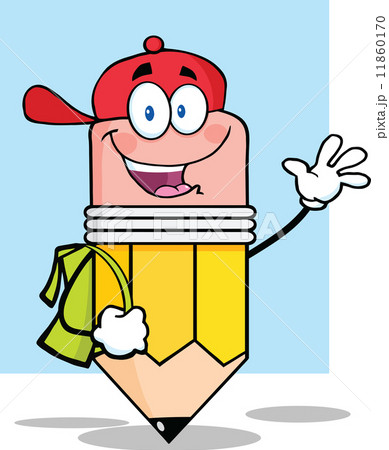 Happy Pencil Junior Going To School 11860170