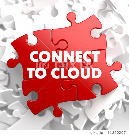 Connect to Cloud on Red Puzzle. Connect to Cloud on Red Puzzle. 11860207