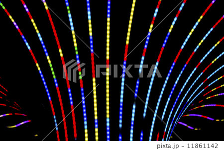 Neon abstract background of lines and bokeh 11861142