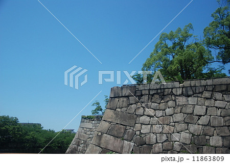 大阪城の「石垣」（大阪城公園／大阪府大阪市中央区大阪城） 11863809