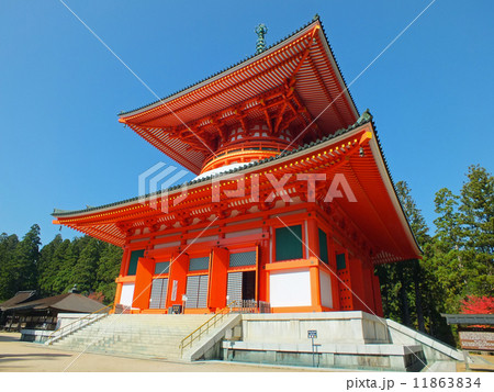 高野山・檀上伽藍の根本大塔 11863834
