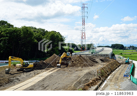 圏央道桶川市日出谷地区建設中 2014.08 圏央道桶川市日出谷地区建設中 2014.08 11863963