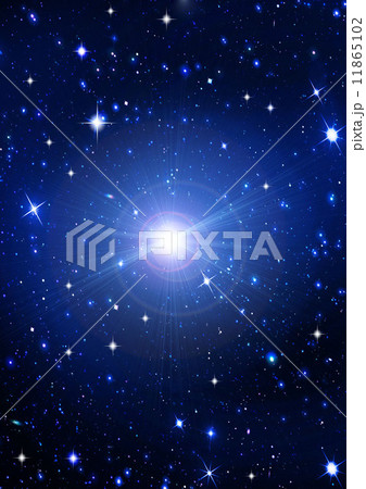 Bright  stars in the night dark blue sky 11865102