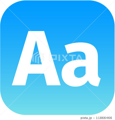Enlarge font Internet button Icon App Apps AA 11866466