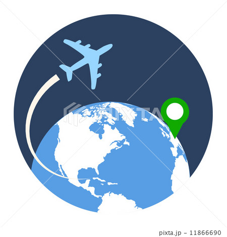 Business Travel Icon. Flat style illustration. Business Travel Icon. Flat style illustration. 11866690