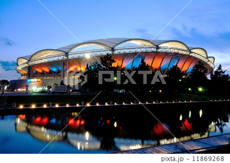 ビッグスワンライトアップ(2014年8月) 11869268