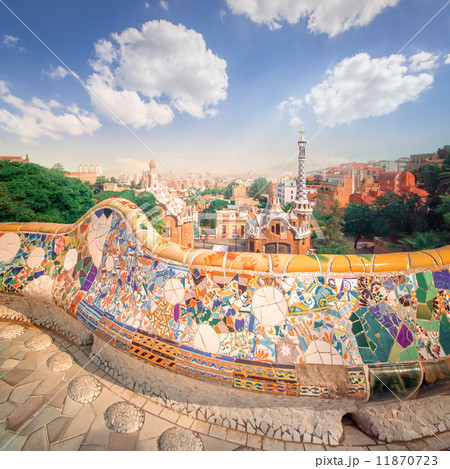 Park Guell in Barcelona, Spain 11870723