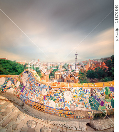 Park Guell in Barcelona, Spain 11870846
