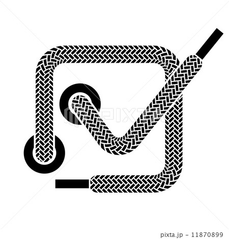 shoe lace checkmark symbol 11870899