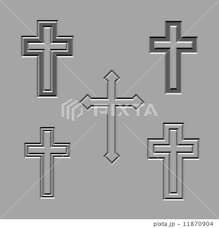 stone carved christian crosses 11870904