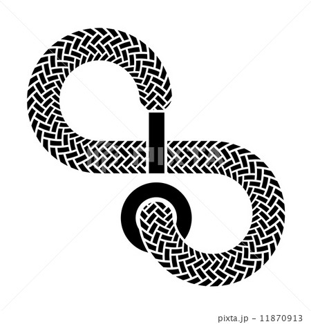 shoe lace infinity symbol 11870913