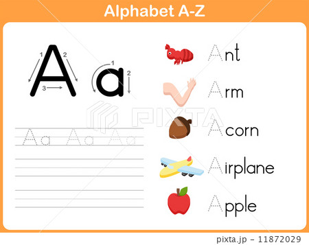 Alphabet Tracing Worksheet: Writing A-Z 11872029