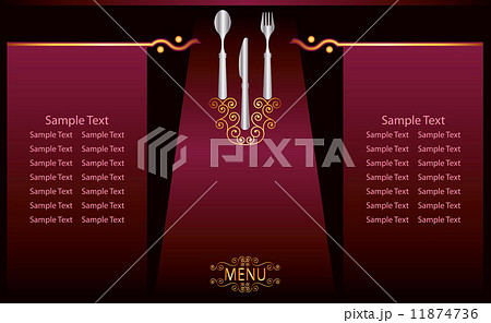 Menu Card Design Template 11874736