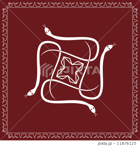 Folk Snake, Tribal Design, Motif, Wall Painting Folk Snake, Tribal Design, Motif, Wall Painting 11876125