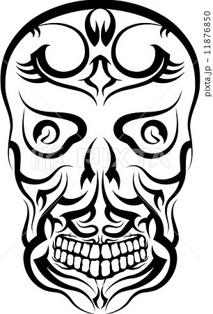 Tattoo Skullのイラスト素材