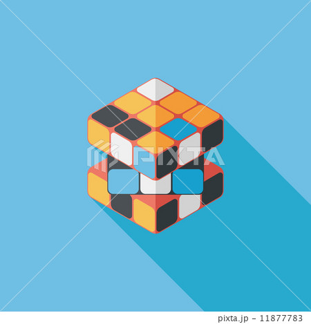 toy cube flat icon with long shadow,eps10 toy cube flat icon with long shadow,eps10 11877783