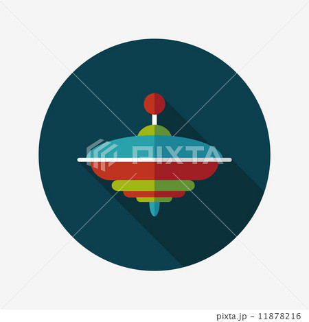Gyro flat icon with long shadow,eps10 11878216