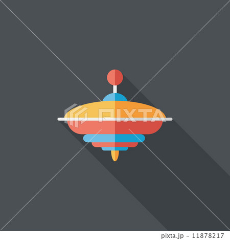 Gyro flat icon with long shadow,eps10 11878217