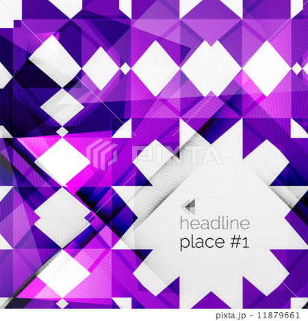 Business futuristic triangle composition 11879661