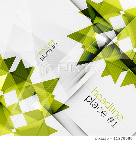 Business futuristic triangle composition 11879696