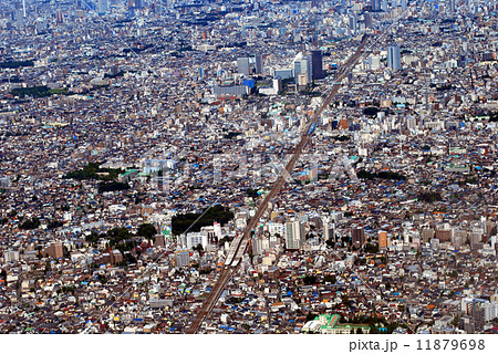 空撮　中央線、中野、高円寺 11879698