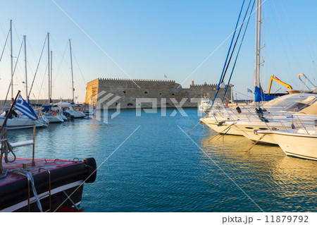 Heraklion harbour, Crete, Greece 11879792