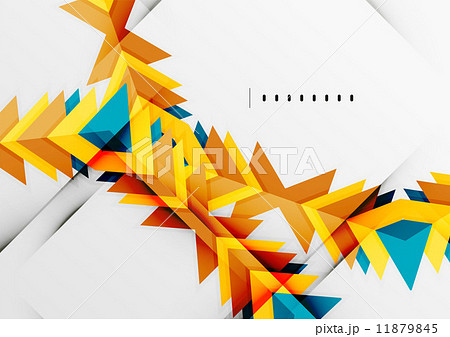 Futuristic geometric shapes, minimal design 11879845