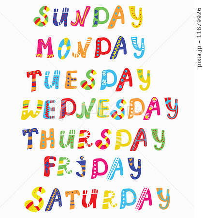 Days of the week funny banners 11879926