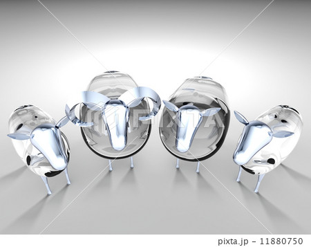 Sheep (Clear Glass & Chrome) Sheep (Clear Glass & Chrome) 11880750