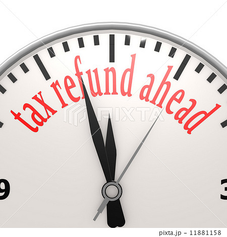 Tax refund ahead clock Tax refund ahead clock 11881158