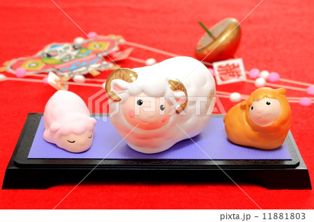 羊の親子　横 11881803