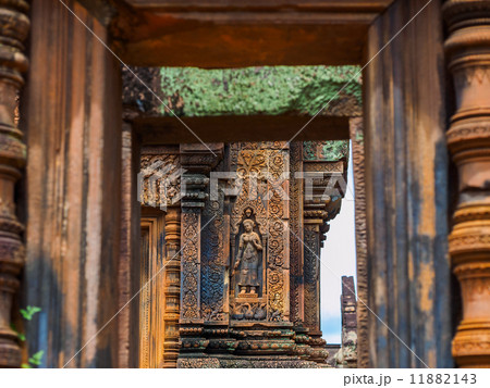アンコール遺跡群 バンテアイ・スレイ 東洋のモナリザ 11882143