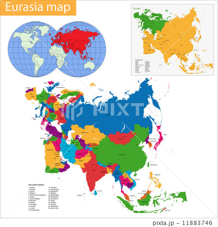 Eurasia Map Eurasia Map 11883746
