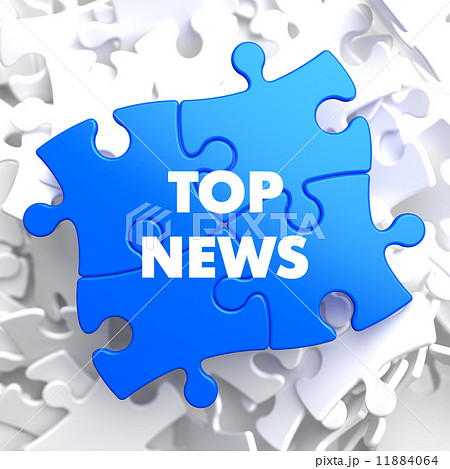 Top News on Blue Puzzle. 11884064