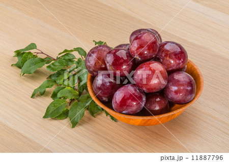 Fresh plums 11887796