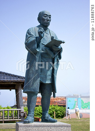 にしん文化歴史公園、松浦武四郎像 11888763