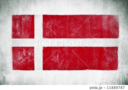Illustration And Painting Of The National Flag Of Denmark Illustration And Painting Of The National Flag Of Denmark 11889787