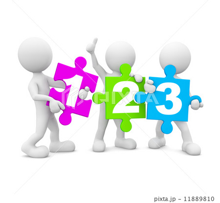 Group of people holding english multi coloured alphabet 11889810