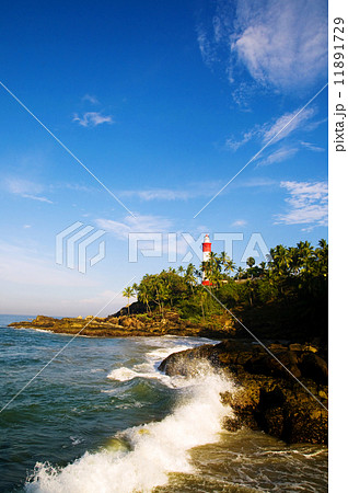 Lighthouse on Coastline at Kovalam 11891729