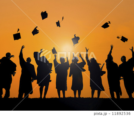 Group Of Diverse International Students Celebrating Graduation Group Of Diverse International Students Celebrating Graduation 11892536