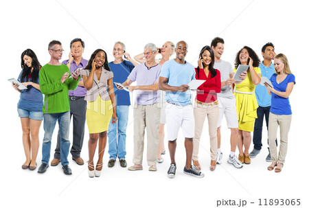 Group of Multiethnic Diverse People Using Digital Devices 11893065