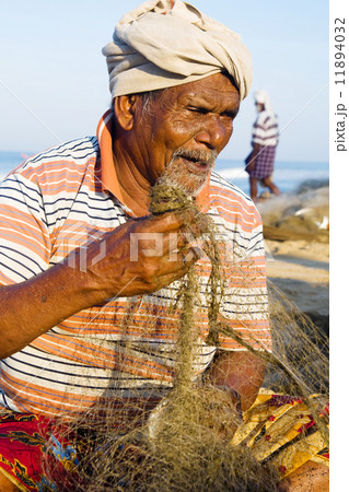 Indian Fisherman, Kerela, India Indian Fisherman, Kerela, India 11894032