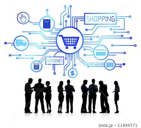 Group of Corporate People Discussing about Online Shopping Group of Corporate People Discussing about Online Shopping 11894571