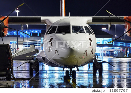Airport at night Airport at night 11897797