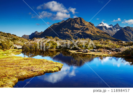 Lake at the Key Summit, New Zealand 11898457