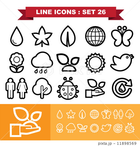 Line icons set 26 11898569