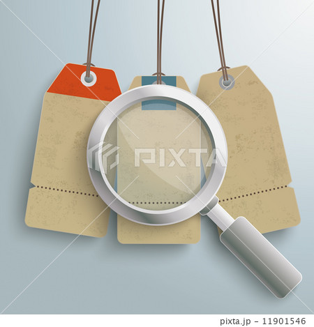 3 Vintage Price Sticker Loupe 3 Vintage Price Sticker Loupe 11901546